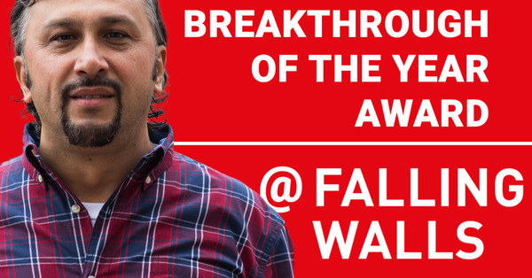 Thumb ticker md metin sitti receives the  breakthrough of the year  award at fallings walls conference 2