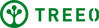 Thumb md treeo logo schriftzug green orangered white